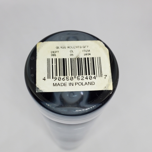 LSA International Smokey Blue Glass Tall Round Vase - Picture 8 of 8